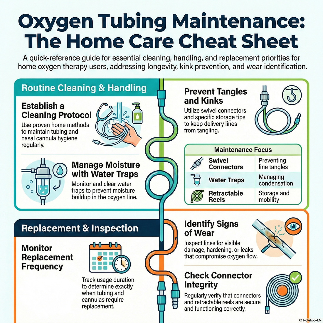 The Complete Guide to Oxygen Tubing: Cleaning, Untangling, Condensation, and When to Replace